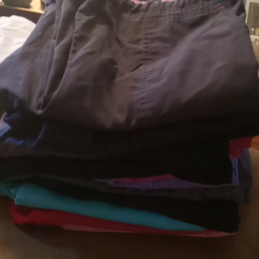 Bundle Of 13 Pairs Of Scrub Bottoms!!